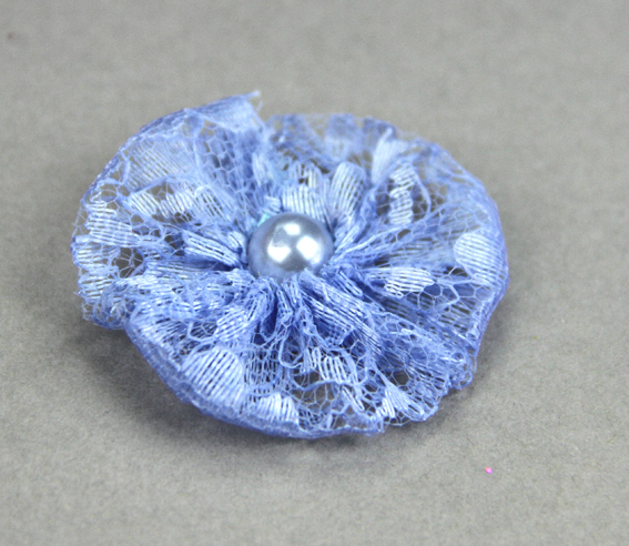 GT-3.5cm Blue Lace Pearl Flower